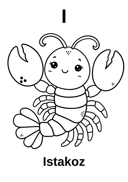 A’dan Z’ye Hayvan Boyama Kitabı