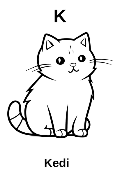 A’dan Z’ye Hayvan Boyama Kitabı