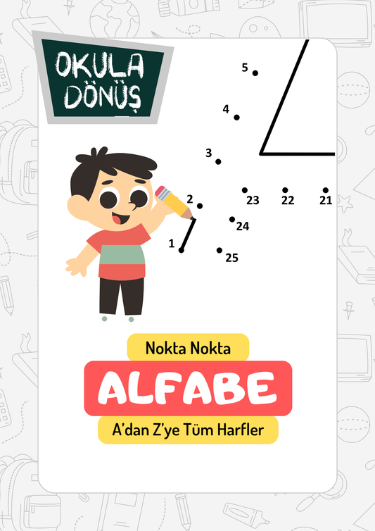 Nokta Nokta ALFABE A’dan Z’ ye Tüm Harfler