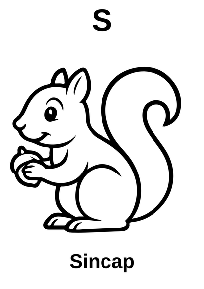 A’dan Z’ye Hayvan Boyama Kitabı