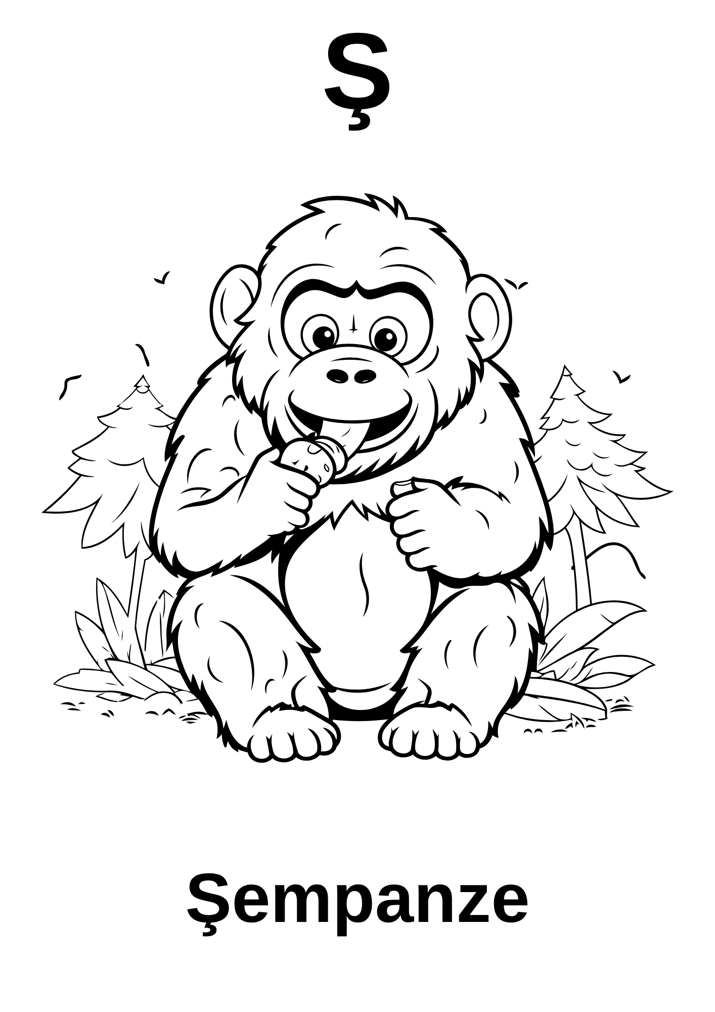 A’dan Z’ye Hayvan Boyama Kitabı