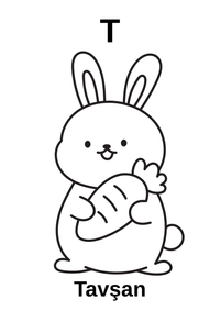 A’dan Z’ye Hayvan Boyama Kitabı