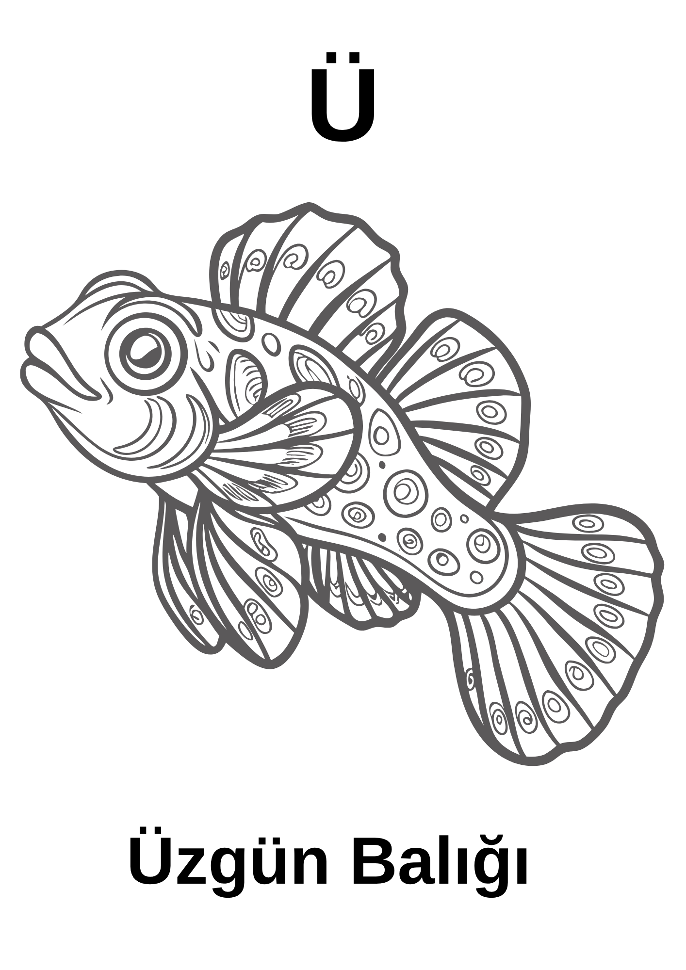 A’dan Z’ye Hayvan Boyama Kitabı