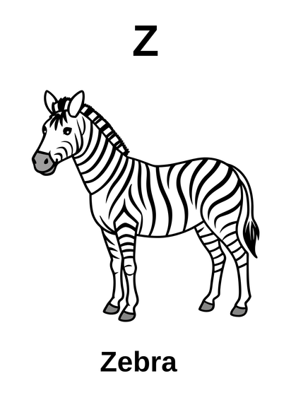 A’dan Z’ye Hayvan Boyama Kitabı