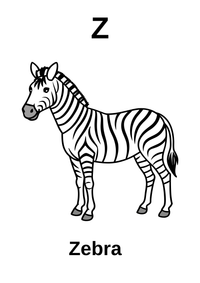 A’dan Z’ye Hayvan Boyama Kitabı