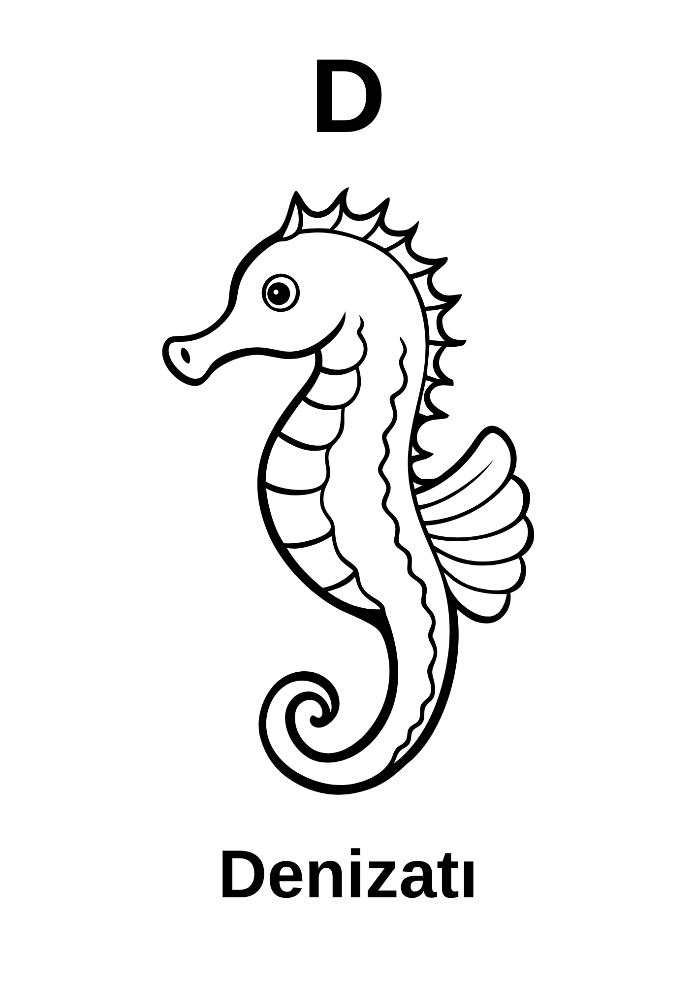 A’dan Z’ye Hayvan Boyama Kitabı