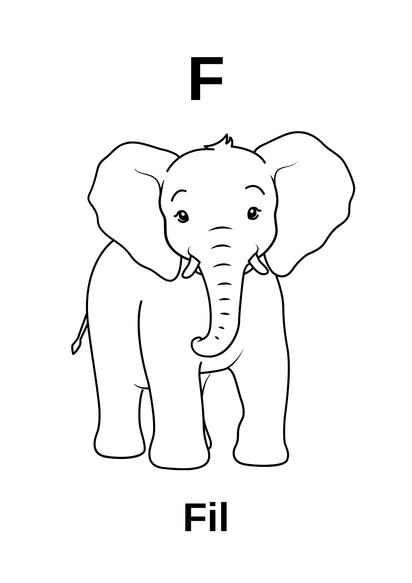 A’dan Z’ye Hayvan Boyama Kitabı